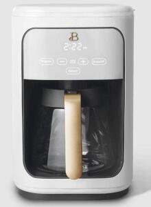 DESCRIPTION: (1) TOUCH SCREEN COFFEE MAKER BRAND/MODEL: BEAUTIFUL INFORMATION: GREEN RETAIL$: $60.00 SIZE: 14 CUP QTY: 1