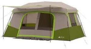 DESCRIPTION: (1) INSTANT CABIN TENT WITH PRIVATE ROOM BRAND/MODEL: OZARK TRAIL #WMT-141476C INFORMATION: GREEN RETAIL$: $185.00 SIZE: 14X14 QTY: 1