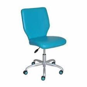 DESCRIPTION: (1) OFFICE CHAIR WITH MATCHING CASTERS BRAND/MODEL: MAINSTAYS RETAIL$: $82.82 SIZE: TEAL QTY: 1