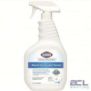 DESCRIPTION: (6) BLEACH GERMICIDAL CLEANER BRAND/MODEL: CLOROX HEALTHCARE #6VDE6 SIZE: 32 OZ RETAIL$: $11.66 EA QTY: 6
