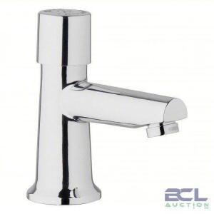 DESCRIPTION: (1) STRAIGHT SPOUT BATHROOM FAUCET BRAND/MODEL: CHICAGO FAUCETS #29RR59 INFORMATION: CAST BRASS, CHROME, SINGLE POST RETAIL$: $252.13 EA