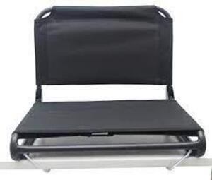 DESCRIPTION: (1) STADIUM SEAT WITH HOOKS BRAND/MODEL: OZARK TRAIL INFORMATION: BLACK RETAIL$: $17.94 EA SIZE: 20X16X16 QTY: 1