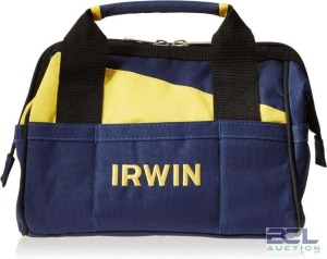 DESCRIPTION: (1) TOOL BAG BRAND/MODEL: IRWIN #4402011 SIZE: 12 IN RETAIL$: $40.00 EA QTY: 1