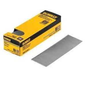 DESCRIPTION: (2) BOXES OF (2500) BRAD NAILS BRAND/MODEL: DEWALT #DBN18150 SIZE: 1.5X18G RETAIL$: $17.38 EA QTY: 2