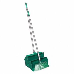 DESCRIPTION: (1) LOBBY BROOM AND DUST PAN BRAND/MODEL: REMCO #53UD05 INFORMATION: GREEN RETAIL$: $89.19 SIZE: 49-1/2 L QTY: 1