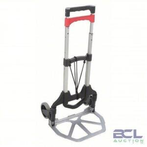 DESCRIPTION: (1) FOLDING HAND TRUCK BRAND/MODEL: PRODUCT NUMBER #2NXC7 INFORMATION: TELESCOPING THIN PROFILE SIZE: 15-1/4" X 11" RETAIL$: $123.50 EA Q