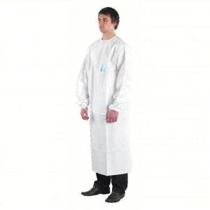 DESCRIPTION: (1) CASE OF (30) DISPOSABLE LAB COAT BRAND/MODEL: ALPHATEC #411G90 INFORMATION: WHITE, LEFT CHEST, 2 POCKETS SIZE: 5XL RETAIL$: $474.03 T