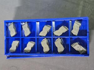 DESCRIPTION: (10) CARBIDE GROOVING INSERTS BRAND/MODEL: CARBIDE FORM MASTERS QTY: 10