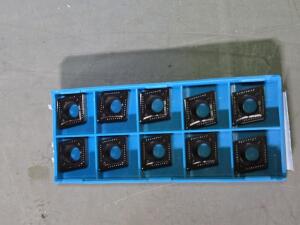 DESCRIPTION: (30) CARBIDE TURNING INSERTS BRAND/MODEL: INGERSOLL CCMT120408MT TT7015 RETAIL$: $1,014.50 QTY: 30