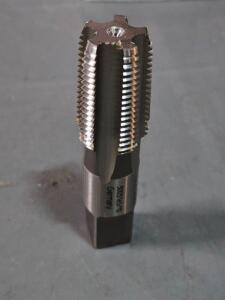 DESCRIPTION: (1) COBALT STANDARD PIPE TAP BRAND/MODEL: EMUGE AW181000.5767 SIZE: 1/2"-14 NPT RETAIL$: $75.86 QTY: 1