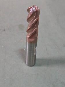 DESCRIPTION: (2) SOLID CARBIDE BALL NOSE ENDN MILL BRAND/MODEL: ISCAR EBI-EL4 SIZE: 3/8" DIA " LOC RETAIL$: $912.00 QTY: 2