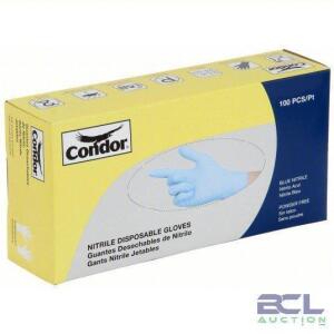 DESCRIPTION: (4) BOXES OF (100) DISPOSABLE FOOD GRADE GLOVES BRAND/MODEL: CONDOR #2XLZ7 INFORMATION: BLUE SIZE: M RETAIL$: $18.90 EA QTY: 4