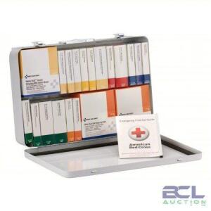 DESCRIPTION: (1) FIRST AID KIT AND HOUSING BRAND/MODEL: FIRST AID ONLY #48ZE48 RETAIL$: $178.16 EA QTY: 1