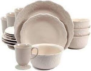 DESCRIPTION: (1) SET OF (12) DINNERWARE BRAND/MODEL: PIONEER WOMAN #82782.12R RETAIL$: $50.00 QTY: 1