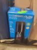 DESCRIPTION: (1) SPARKLING WATER MAKER BRAND/MODEL: SODASTREAM X BUBLY #1411711012 INFORMATION: BLACK RETAIL$: $80.00 SIZE: 7.80 x 7.80 x 17.20 QTY: 1 - 2