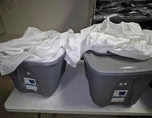 (12) - CENTER POLE DRAPE COVERS