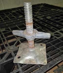 (20) - ADJUSTABLE JACK LEGS FOR STAGE DECKING OR SCAFFOLDING