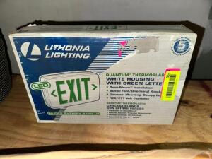 GREEN EXIT SIGN