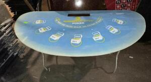 FOLDABLE POKER TABLE