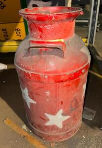 DECORATIVE MILK CAN