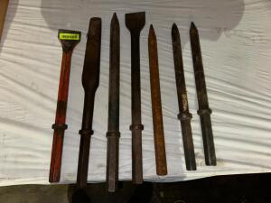 ASSORTED JACK HAMMER BITS