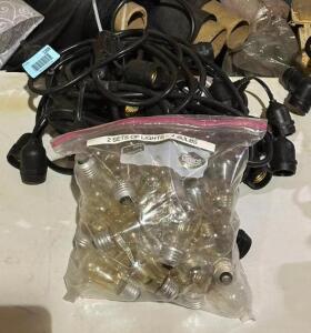 (2) SETS OF BISTRO LIGHTS