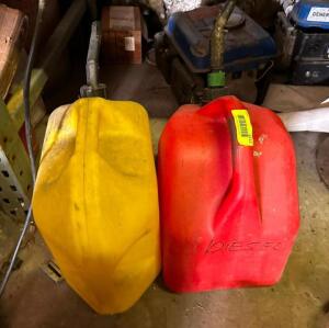 (2) GAS CANS