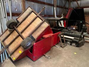 4PC TOW-BEHIND TRAIN SET FOR LAWN MOWER