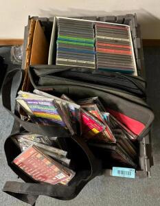 BOX OF KARAOKE CDS