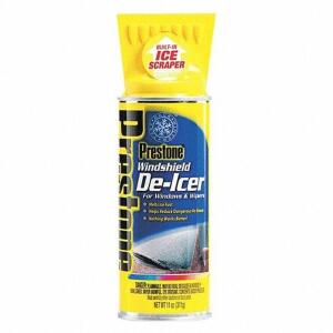 DESCRIPTION: (2) WINDSHIELD DE-ICER BRAND/MODEL: PRESTONE #49XW69 RETAIL$: $5.00 EA SIZE: 11 OZ QTY: 2