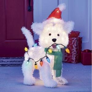 Lighted Christmas Puppy