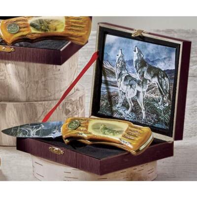 Wolf Wildlife Collector Knife