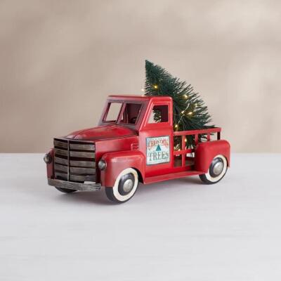 Red Christmas Truck