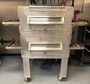 MIDDLEBY MARSHALL PS536 DOUBLE STACK 18" CONVEYOR PIZZA OVEN.