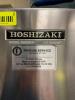 HOSHIZAKU 500 LB. WATER COOLED ICE HEAD W/ STORAGE BIN. - 11