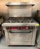 SOUTHBEND SIX BURNER RANGE W/ LOWER OVEN