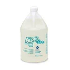 DESCRIPTION: (2) SANITIZING FOAM SOAP BRAND/MODEL: ALPET QE2 #19RC66 SIZE: 1 GALLON RETAIL$: $75.00 TOTAL QTY: 2