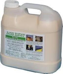DESCRIPTION: (1) ACID NEUTRALIZER BRAND/MODEL: ULTIMATE ACID EATER SIZE: 2.5 GALLON RETAIL$: $345.00 EA QTY: 1