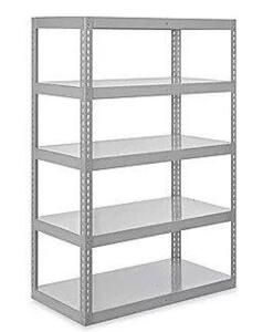 DESCRIPTION: (1) BULK STORAGE UPRIGHT SHELVING UNIT BRAND/MODEL: TENNSCO INFORMATION: PARTICLE BOARD SHELVES, ZINC PLATED FRAME, 14 GAUGE, SEE INSPECT