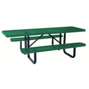 DESCRIPTION: (1) PICNIC TABLE BRAND/MODEL: PRODUCT NUMBER #4HUT1 INFORMATION: GREEN, EXPANDED META, THERMOSPLASTIC COATED SIZE: 29-5/8" RETAIL$: $1040