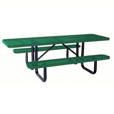 DESCRIPTION: (1) PICNIC TABLE BRAND/MODEL: PRODUCT NUMBER #4HUT1 INFORMATION: GREEN, EXPANDED META, THERMOSPLASTIC COATED SIZE: 29-5/8" RETAIL$: $1040