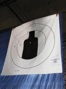 DESCRIPTION: (1) CASE OF (50) 500 B MOD TARGETS BRAND/MODEL: #13076393 INFORMATION: WHITE WITH BLACK FIGURE SIZE: 72" X 72" RETAIL$: $200.00 TOTAL QTY