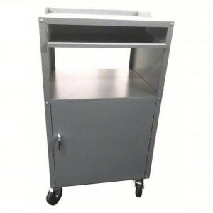 DESCRIPTION: (1) MOBILE COMPUTER CABINET BRAND/MODEL: PRODUCT NUMBER #462D21 INFORMATION: STEEL, GRAY SIZE: 27 IN X 24 IN 49 3/4 IN RETAIL$: $449.57 E