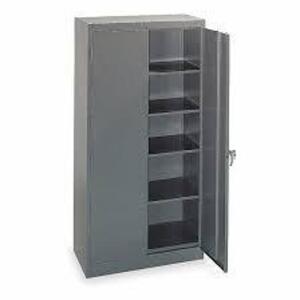 DESCRIPTION: (1) STORAGE CABINET BRAND/MODEL: TENNSCO INFORMATION: LIGHT GRAY, SWING HANDLE, STEEL SIZE: 36" X 24" X 72" RETAIL$: $640.70 EA QTY: 1