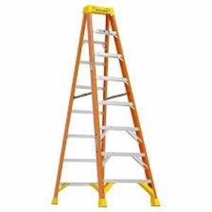 DESCRIPTION: (1) STEPLADDER BRAND/MODEL: WERNER #3W142 INFORMATION: ORANGE, 300 LB CAPACITY SIZE: 8' RETAIL$: $218.04 EA QTY: 1