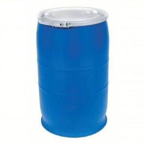 DESCRIPTION: (1) TRANSPORT DRUM BRAND/MODEL: PRODUCT NUMBER #2GTZ1 INFORMATION: BLUE, LEVER LOCK RING, POLYETHYLENE SIZE: 30 GAL RETAIL$: $144.62 EA Q