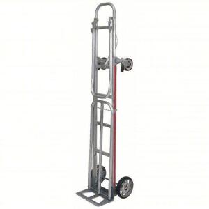DESCRIPTION: (1) CONVERTIBLE HAND TRUCK BRAND/MODEL: MAGLINER #19D209 INFORMATION: TREAD ON CORE RUBBER SIZE: 14 IN X 7 1/2 IN, 66 1/2 IN X 12 IN X 9