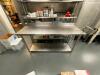 72" X 24" STAINLESS TABLE W/ 4" BACK SPLASH. - 3