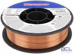 DESCRIPTION: (4) WELDING WIRE BRAND/MODEL: WESTWARD #24D974 INFORMATION: CARBON STEEL, ER70S-6, 0.035 IN, 11 LB, PLASTIC SPOOL RETAIL$: $46.40 EA QTY:
