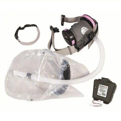 DESCRIPTION: (1) PAPR SYSTEM, HOOD MASK MOUNT BRAND/MODEL: ILC DOVER #56LG13 INFORMATION: BATTERY, BLOWER, CHARGER, FILTER, HOOD, ADJ RETAIL$: $1351.7